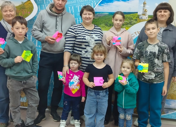 Мастер-класс "Открытка для мамы"