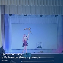 Цирковое представление в районном Доме культуры